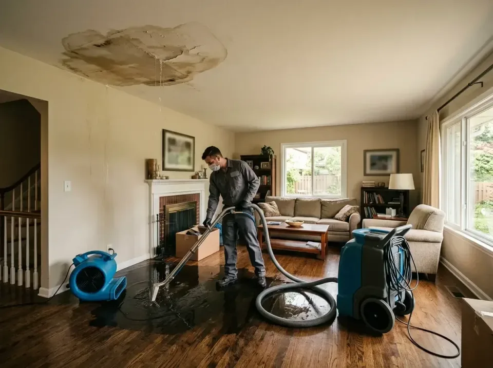 attic-pipe-burst-ceiling-drip-008 — frequently asked questions, Water Damage Restoration & Carpet Care in Damascus, MD